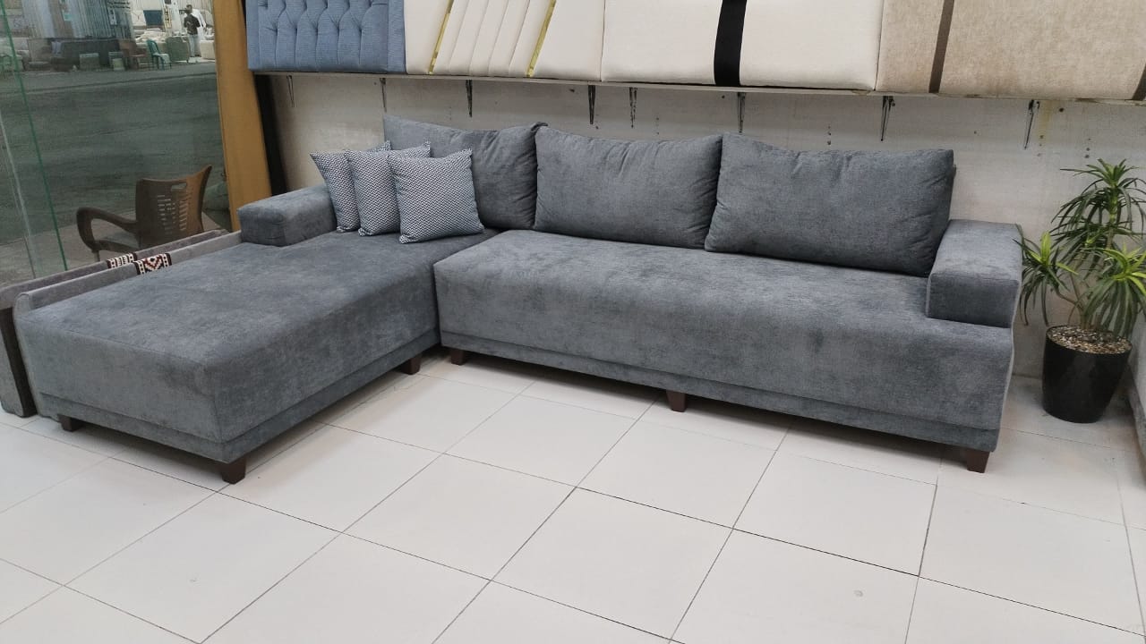 كنب زاوية L من البركات بالرياض