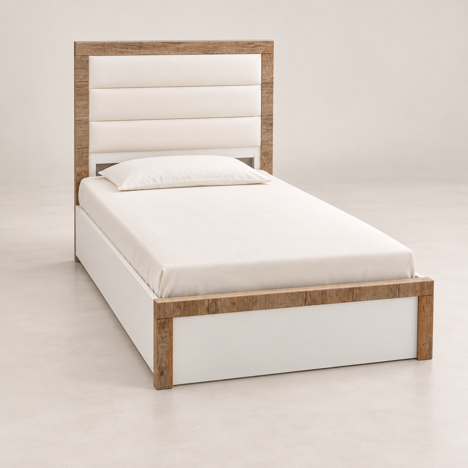 Wood-Trimmed White Single Bed-10.png